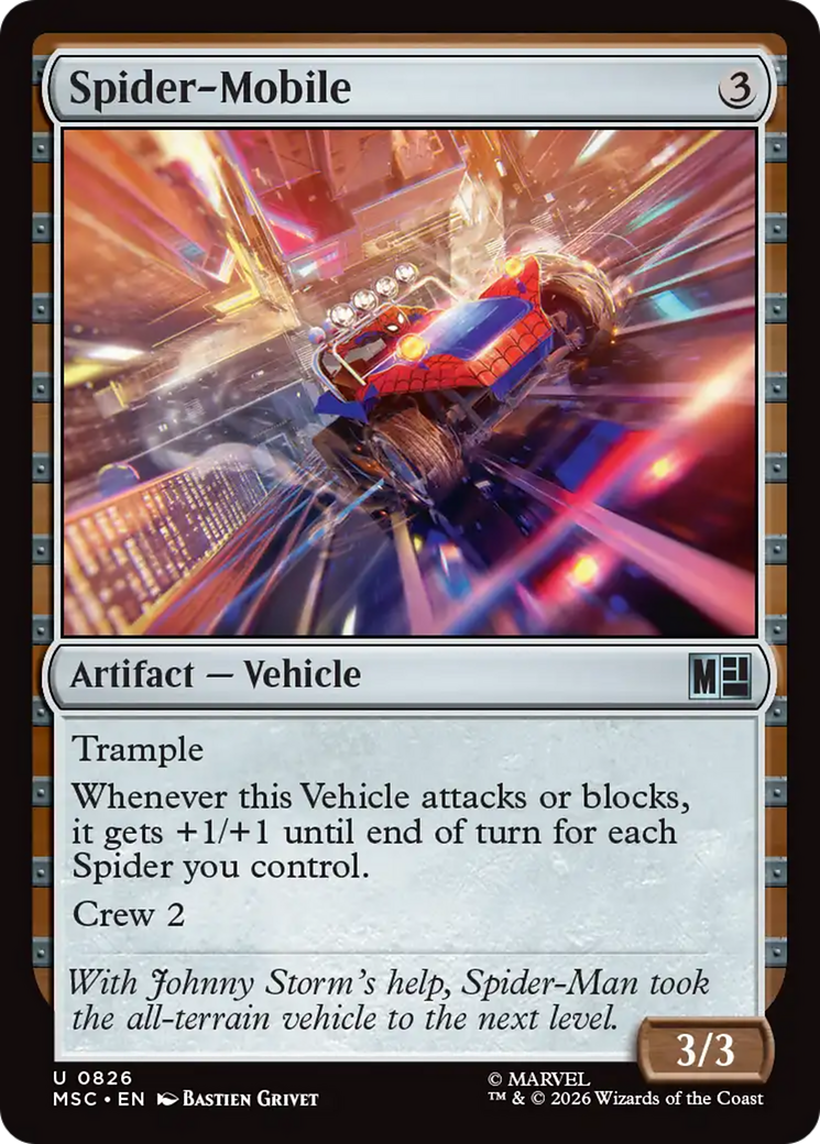 Spider-Mobile [Marvel Super Heroes Commander] | Card Merchant Takapuna