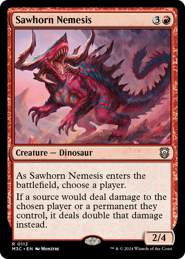 Sawhorn Nemesis [Modern Horizons 3 Commander] | Card Merchant Takapuna