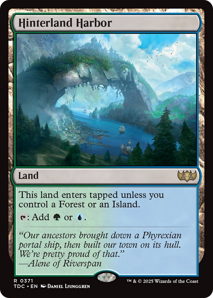 Hinterland Harbor [Tarkir: Dragonstorm Commander] | Card Merchant Takapuna