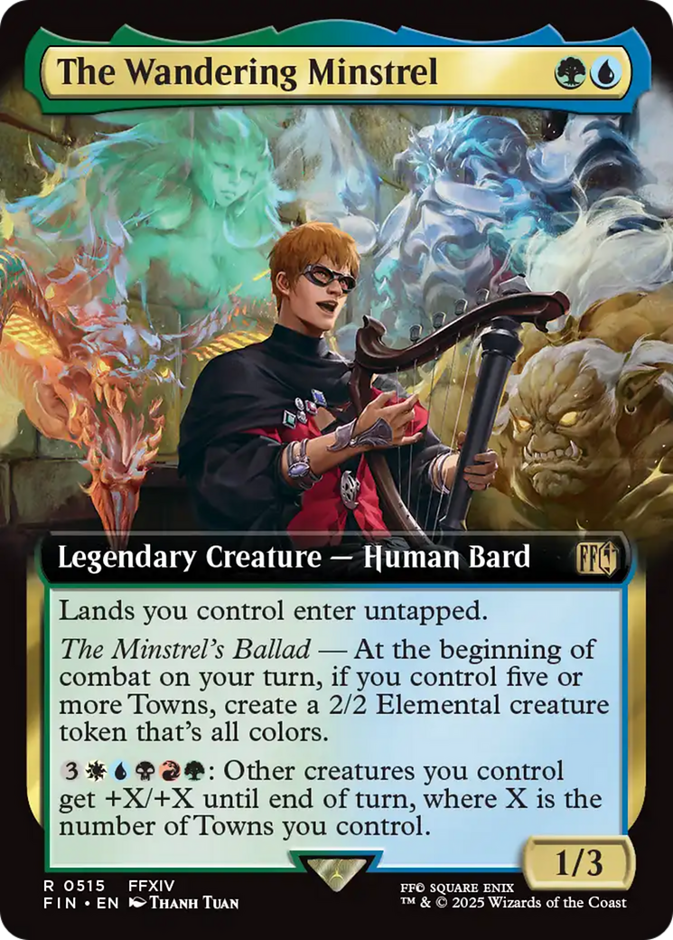 The Wandering Minstrel (Extended Art) [FINAL FANTASY] | Card Merchant Takapuna