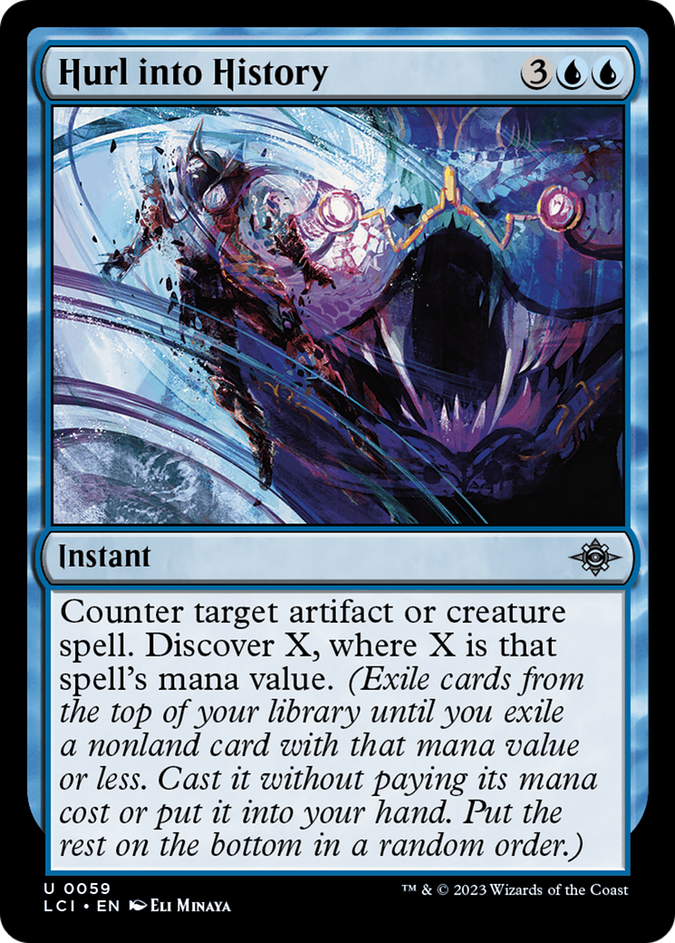 Hurl into History [The Lost Caverns of Ixalan] | Card Merchant Takapuna