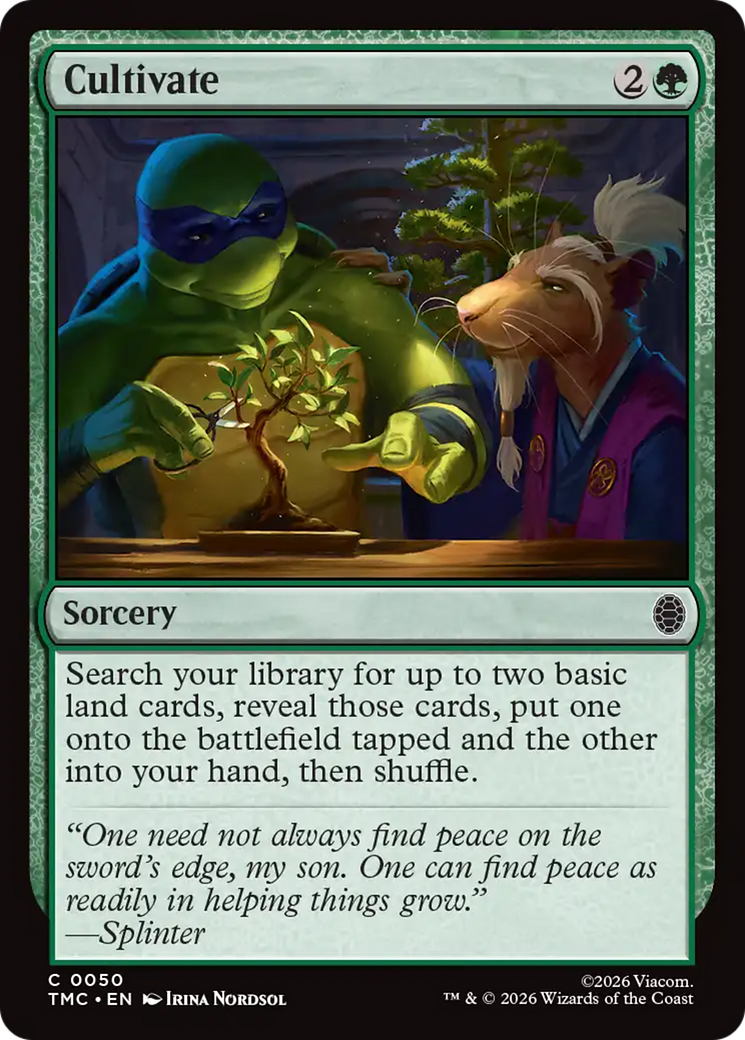 Cultivate [Teenage Mutant Ninja Turtles Commander] | Card Merchant Takapuna