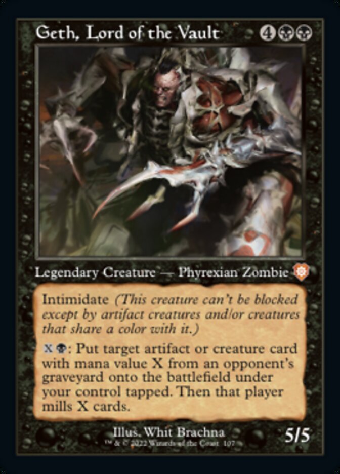 Geth, Lord of the Vault (Retro) [The Brothers' War Commander] | Card Merchant Takapuna