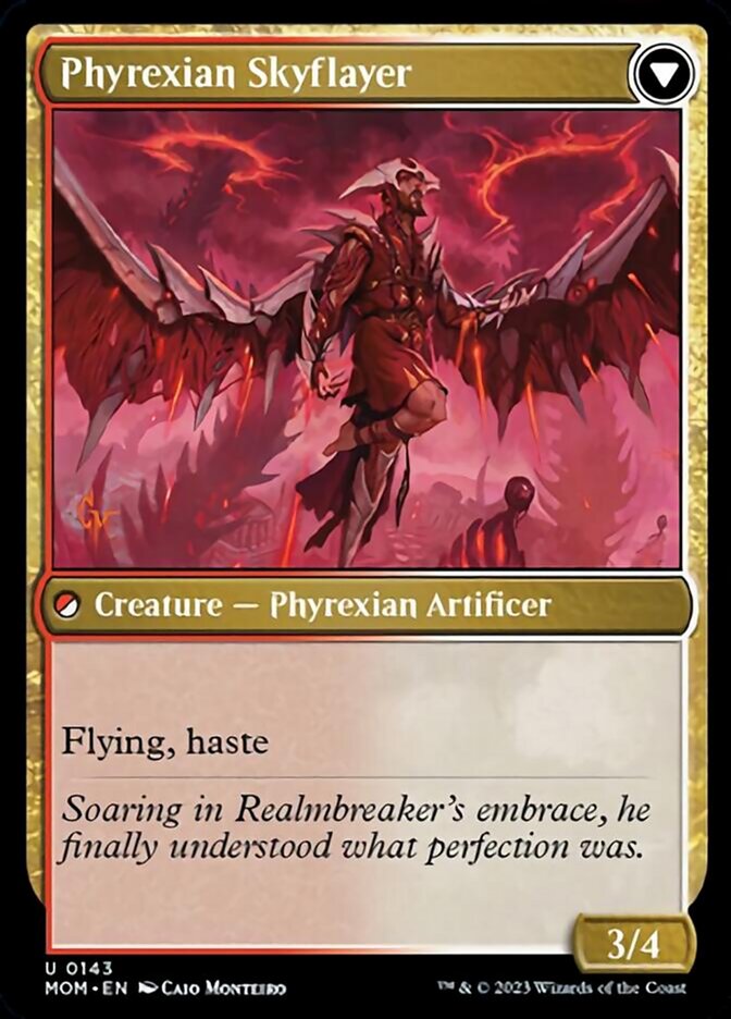Harried Artisan // Phyrexian Skyflayer [March of the Machine] | Card Merchant Takapuna