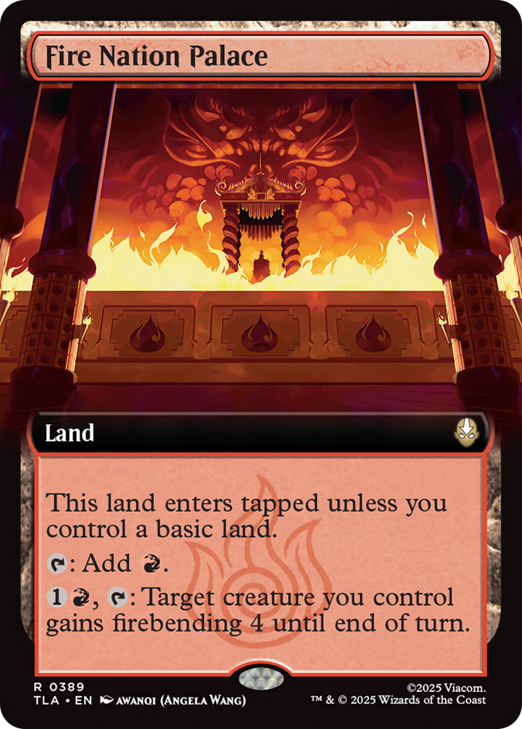 Fire Nation Palace (Extended Art) [Avatar: The Last Airbender] | Card Merchant Takapuna