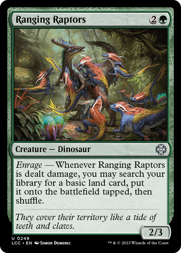 Ranging Raptors [The Lost Caverns of Ixalan Commander] | Card Merchant Takapuna