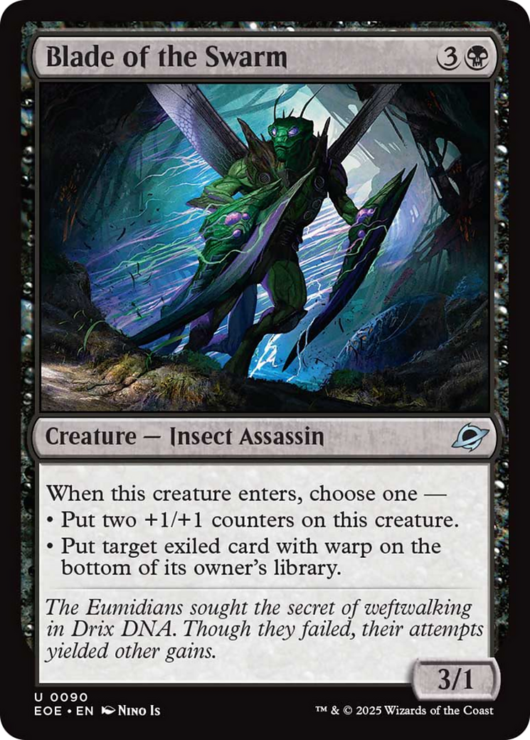 Blade of the Swarm [Edge of Eternities] | Card Merchant Takapuna