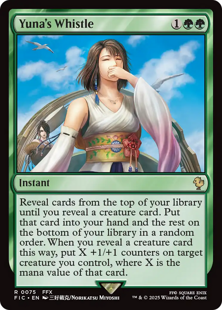 Yuna's Whistle [FINAL FANTASY Commander] | Card Merchant Takapuna