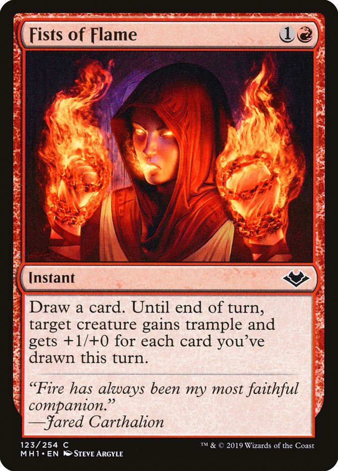 Fists of Flame [Modern Horizons] | Card Merchant Takapuna