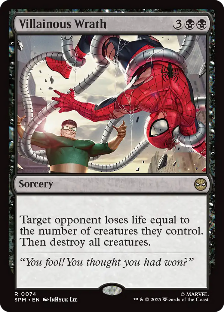 Villainous Wrath [Marvel's Spider-Man] | Card Merchant Takapuna
