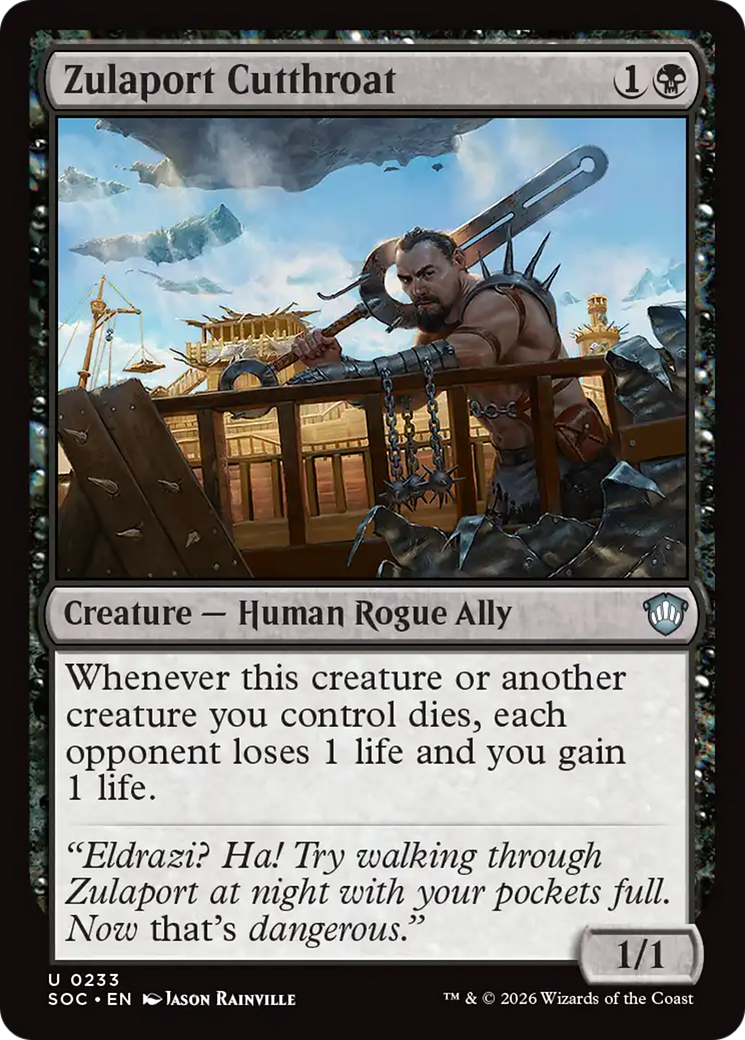Zulaport Cutthroat [Secrets of Strixhaven Commander] | Card Merchant Takapuna