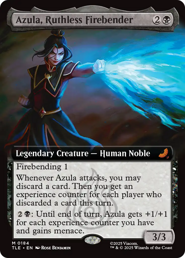 Azula, Ruthless Firebender (Extended Art) [Avatar: The Last Airbender: Eternal-Legal] | Card Merchant Takapuna
