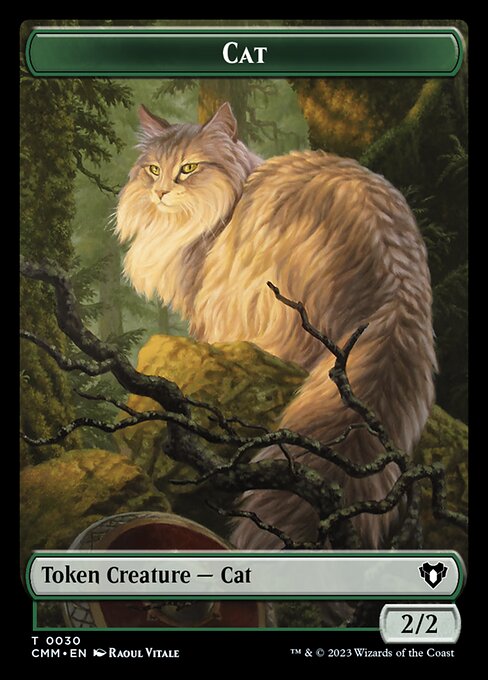 Treasure // Cat (0030) Double-Sided Token [Commander Masters Tokens] | Card Merchant Takapuna