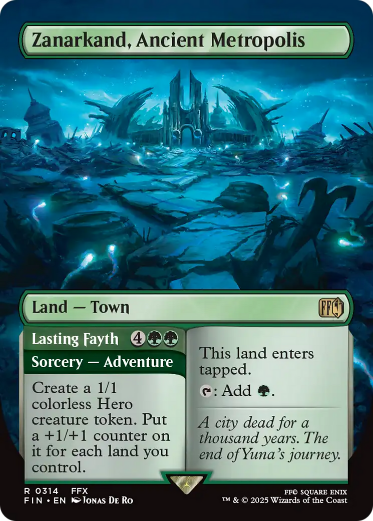 Zanarkand, Ancient Metropolis (Borderless) [FINAL FANTASY] | Card Merchant Takapuna