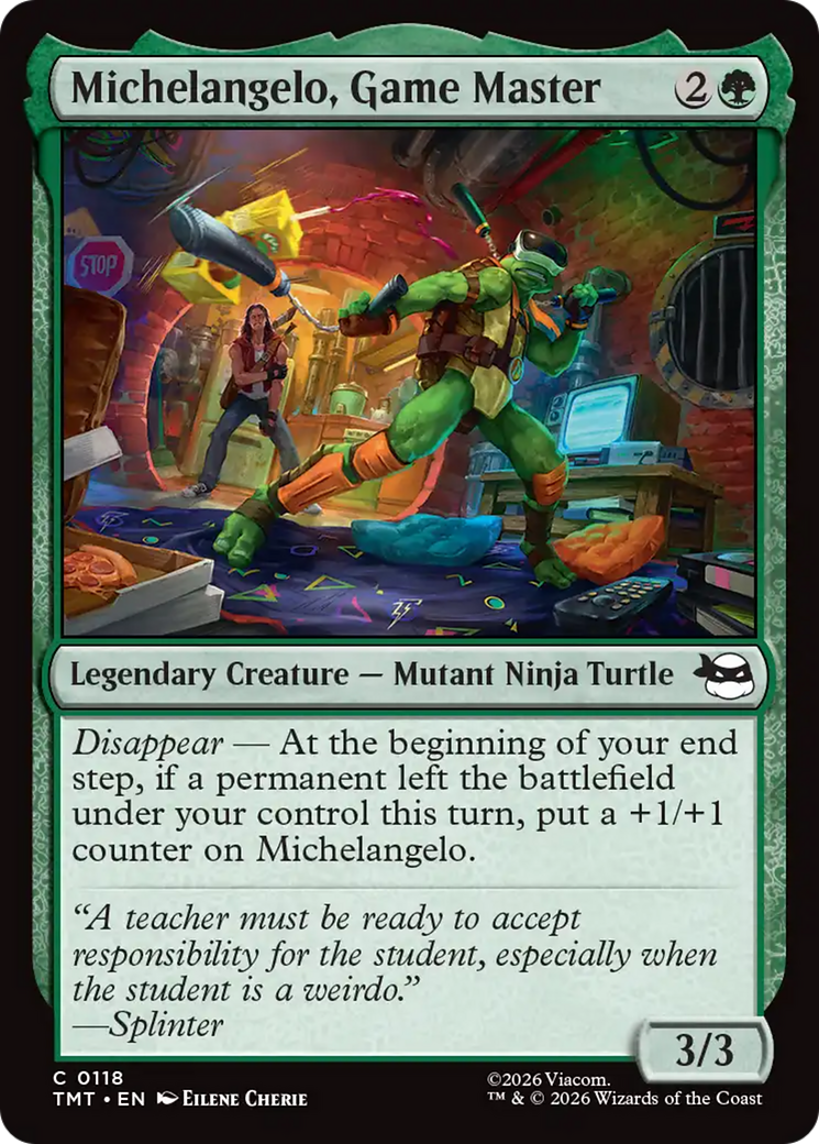 Michelangelo, Game Master [Teenage Mutant Ninja Turtles] | Card Merchant Takapuna