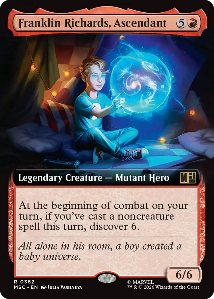 Franklin Richards, Ascendant (Extended Art) [Marvel Super Heroes Commander] | Card Merchant Takapuna