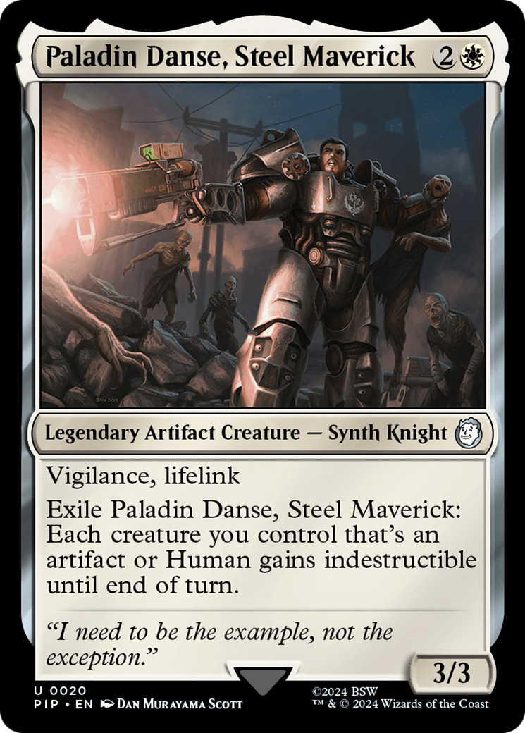 Paladin Danse, Steel Maverick [Fallout] | Card Merchant Takapuna