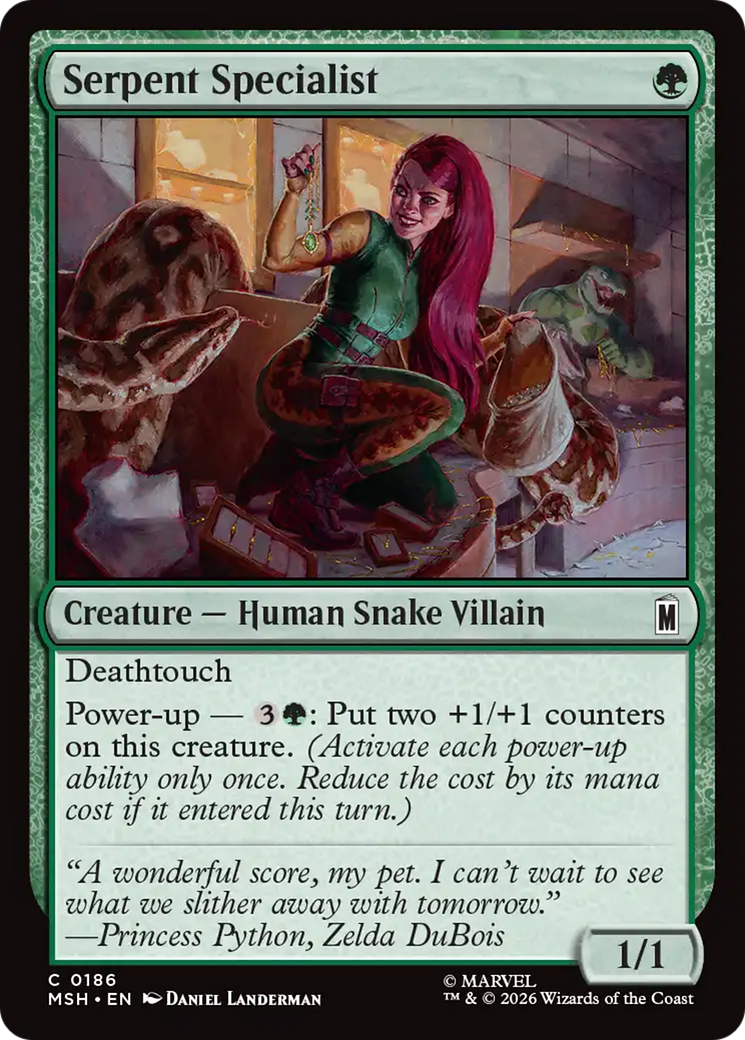 Serpent Specialist [Marvel Super Heroes] | Card Merchant Takapuna