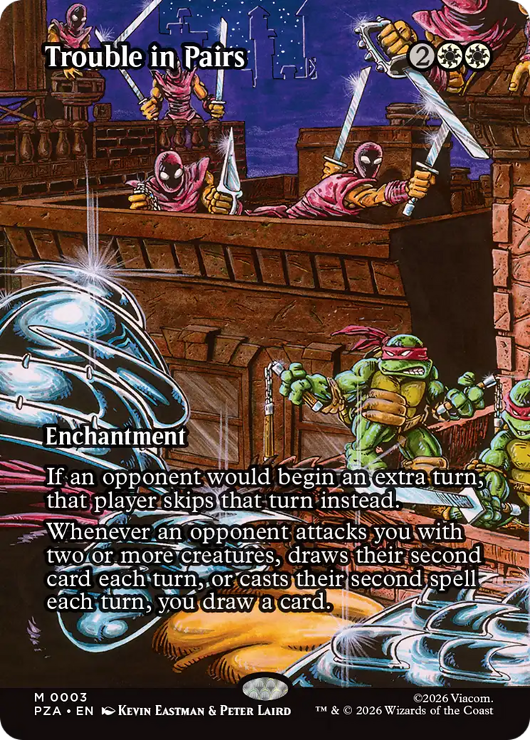 Trouble in Pairs (Borderless) [Teenage Mutant Ninja Turtles Eternal-Legal] | Card Merchant Takapuna