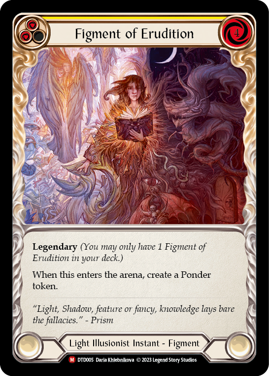 Figment of Erudition // Suraya, Archangel of Erudition [DTD005] (Dusk Till Dawn) | Card Merchant Takapuna