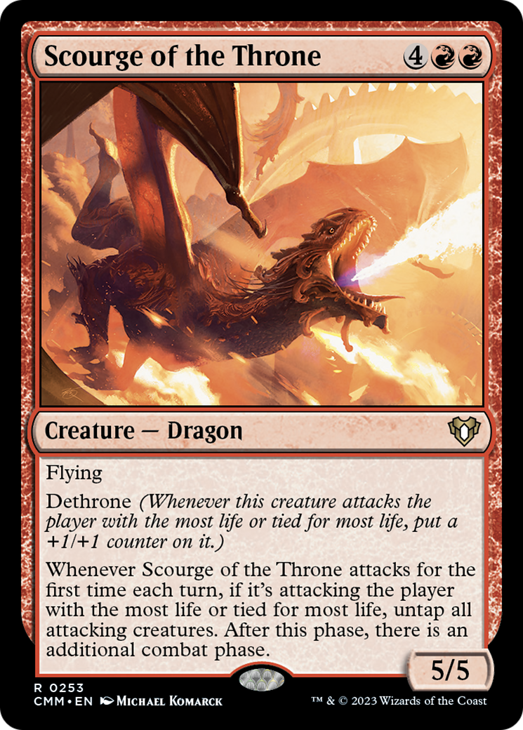 Scourge of the Throne [Commander Masters] | Card Merchant Takapuna