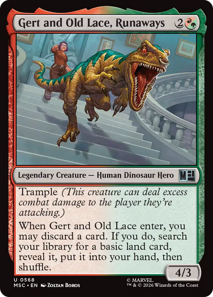 Gert and Old Lace, Runaways [Marvel Super Heroes Commander] | Card Merchant Takapuna
