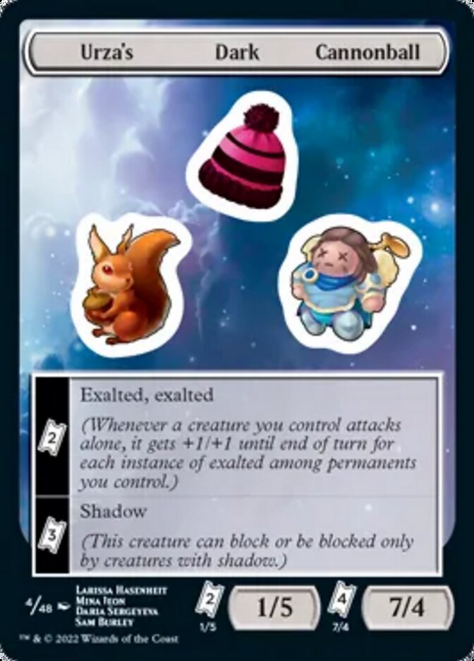 Urza's Dark Cannonball [Unfinity Stickers] | Card Merchant Takapuna