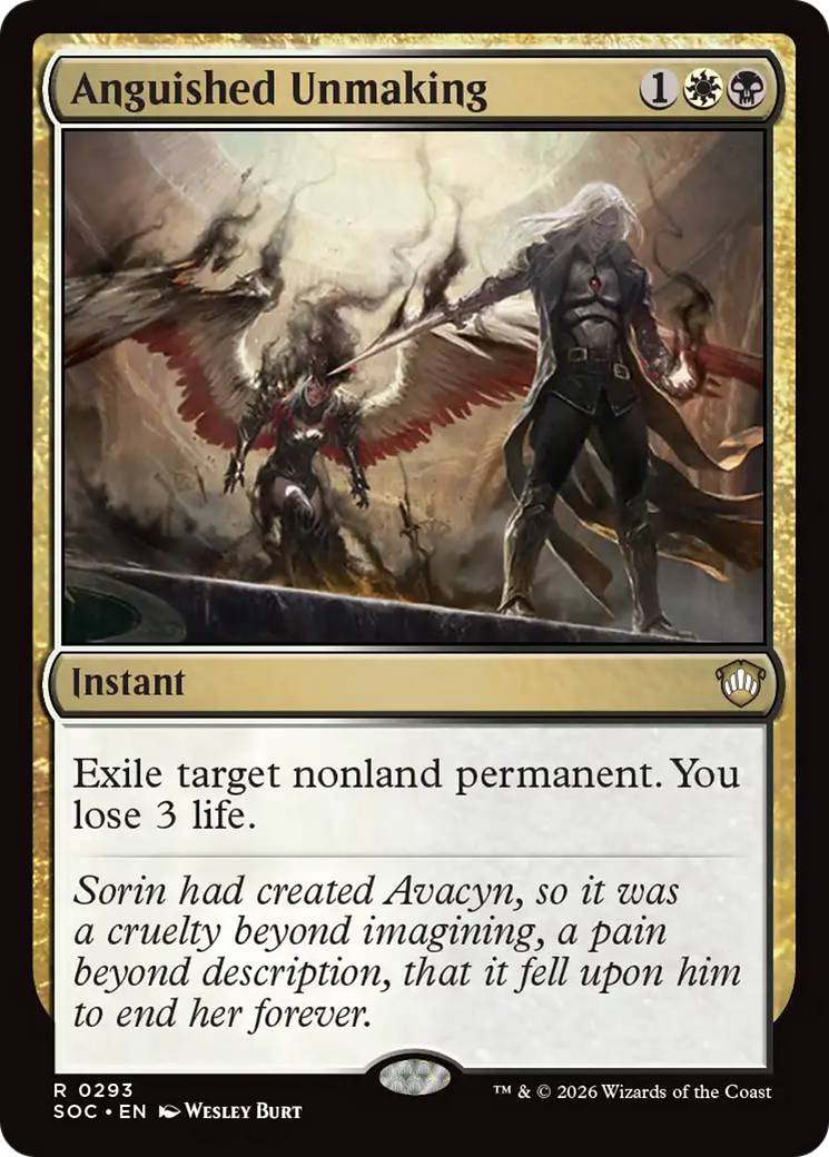 Anguished Unmaking [Secrets of Strixhaven Commander] | Card Merchant Takapuna