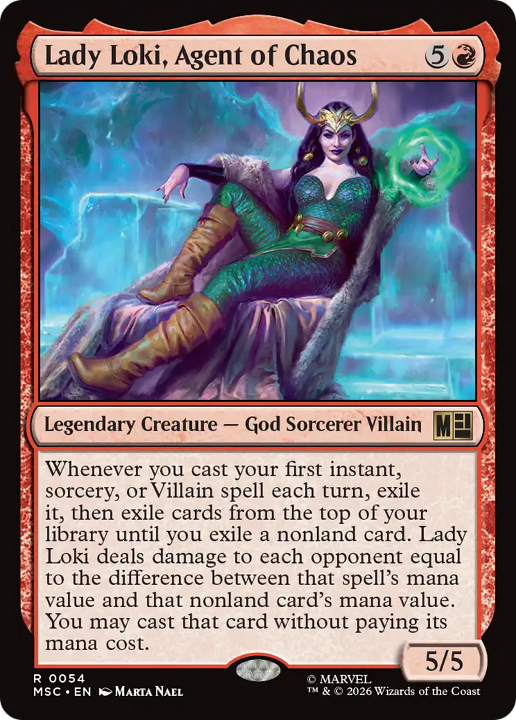 Lady Loki, Agent of Chaos (Surge Foil) [Marvel Super Heroes Commander] | Card Merchant Takapuna