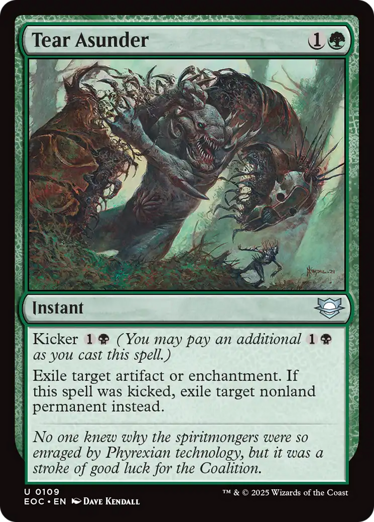 Tear Asunder [Edge of Eternities Commander] | Card Merchant Takapuna