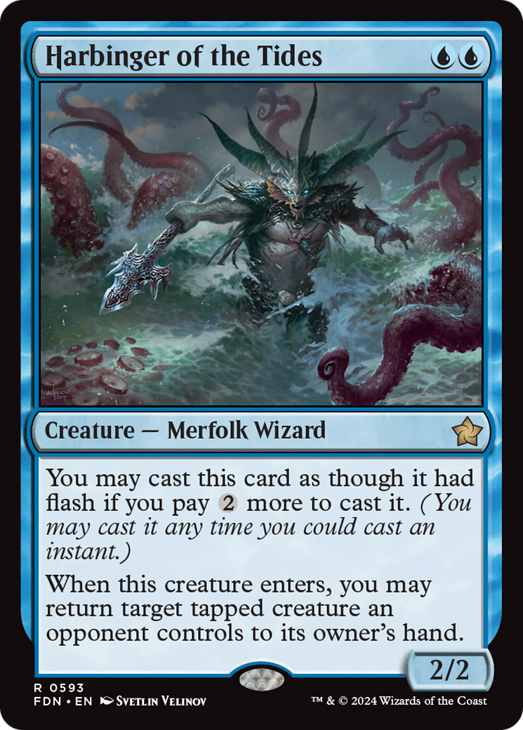 Harbinger of the Tides [Foundations] | Card Merchant Takapuna