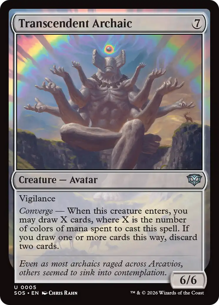 Transcendent Archaic [Secrets of Strixhaven] | Card Merchant Takapuna