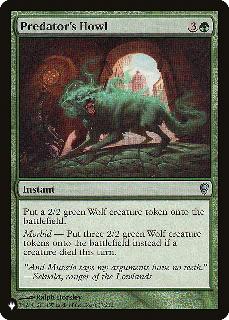Predator's Howl [The List] | Card Merchant Takapuna