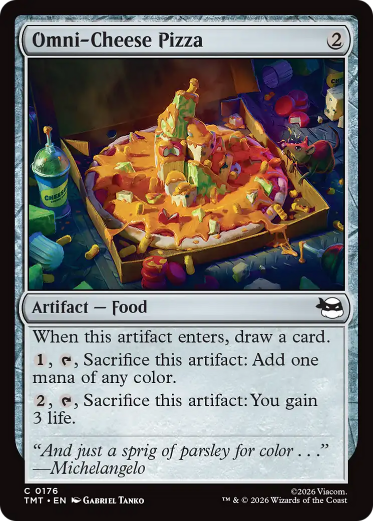 Omni-Cheese Pizza [Teenage Mutant Ninja Turtles] | Card Merchant Takapuna