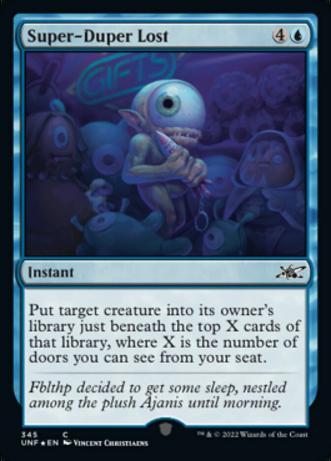 Super-Duper Lost (Galaxy Foil) [Unfinity] | Card Merchant Takapuna