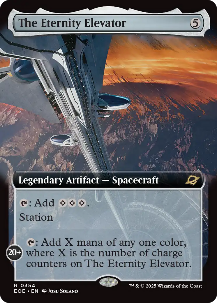 The Eternity Elevator (Extended Art) [Edge of Eternities] | Card Merchant Takapuna