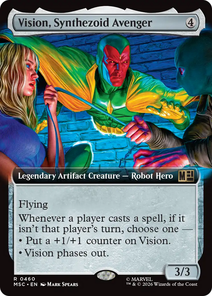 Vision, Synthezoid Avenger (Extended Art) [Marvel Super Heroes Commander] | Card Merchant Takapuna
