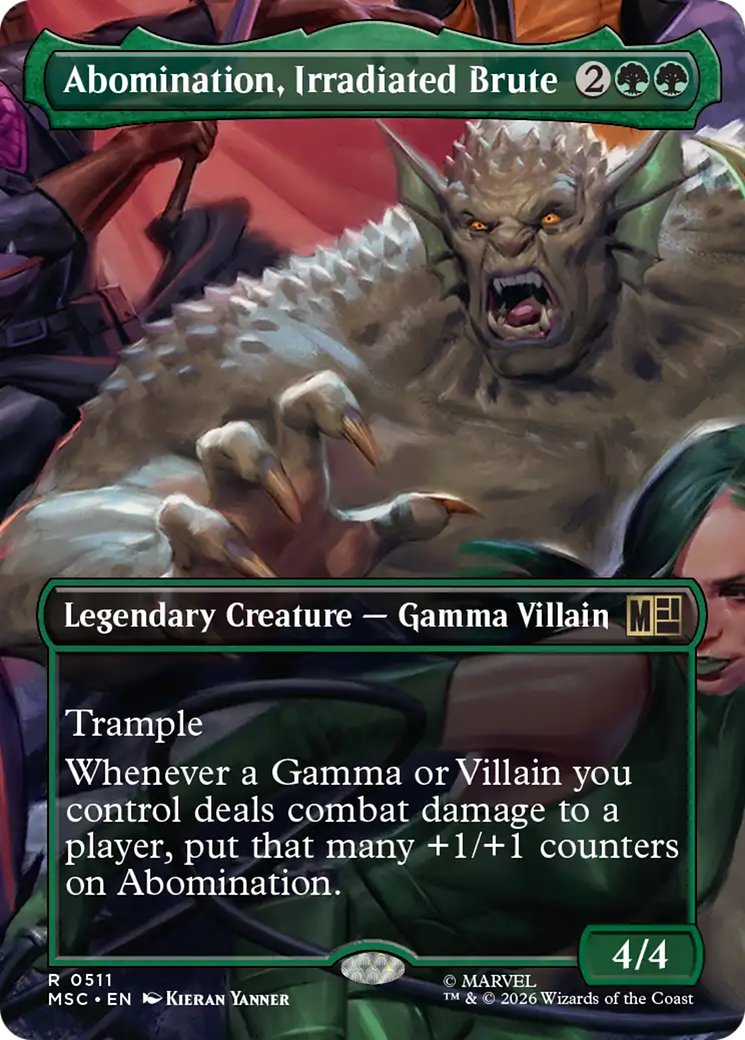 Abomination, Irradiated Brute (Borderless) [Marvel Super Heroes Commander] | Card Merchant Takapuna