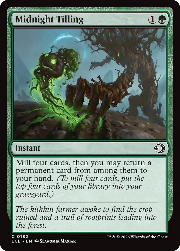 Midnight Tilling [Lorwyn Eclipsed] | Card Merchant Takapuna