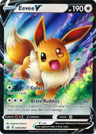 Eevee V (SWSH065) [Sword & Shield: Black Star Promos] | Card Merchant Takapuna