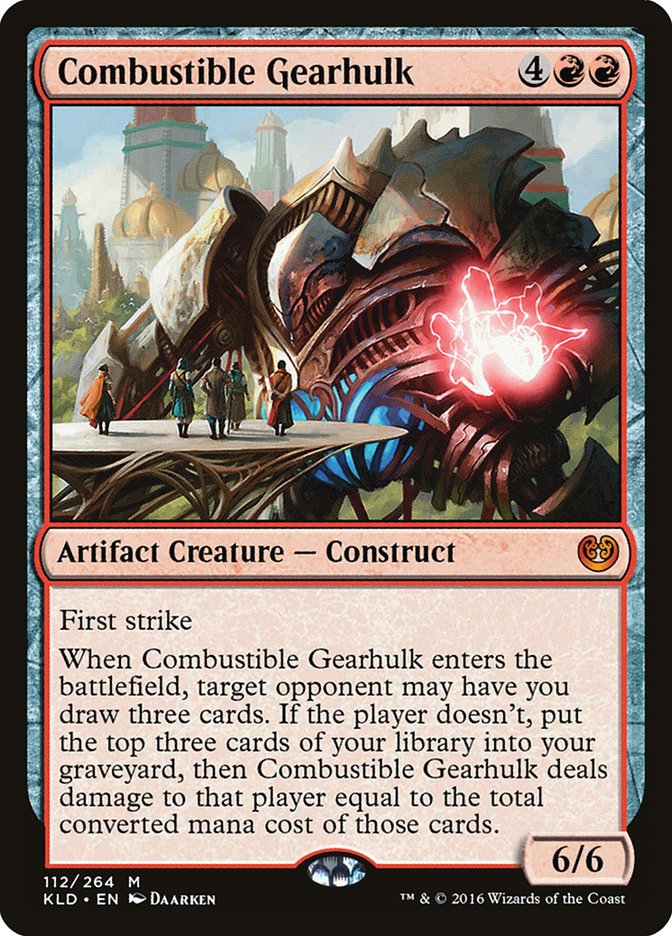Combustible Gearhulk [Kaladesh] | Card Merchant Takapuna