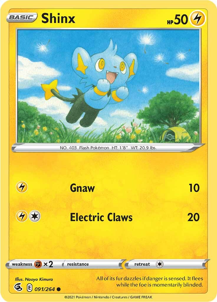 Shinx (091/264) [Sword & Shield: Fusion Strike] | Card Merchant Takapuna