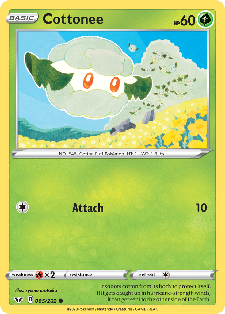 Cottonee (005/202) [Sword & Shield: Base Set] | Card Merchant Takapuna