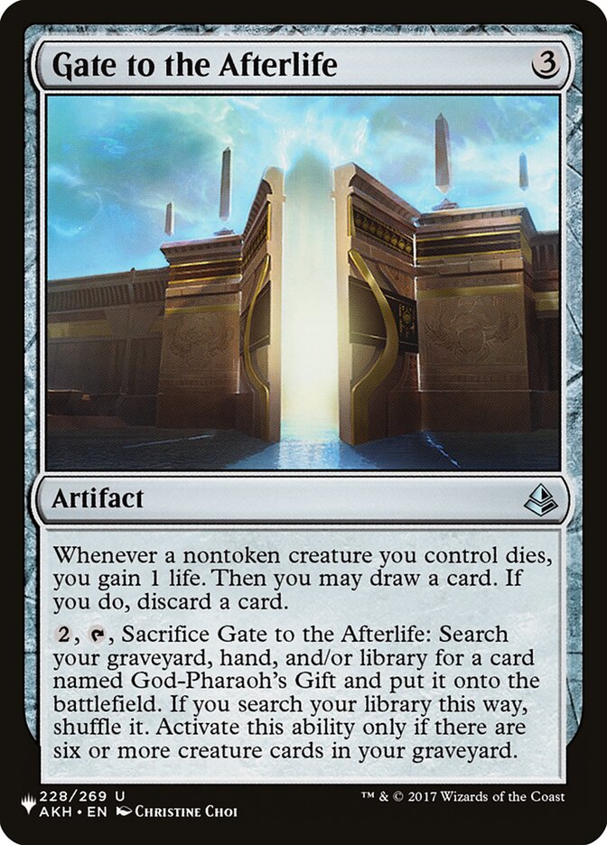 Gate to the Afterlife [The List] | Card Merchant Takapuna