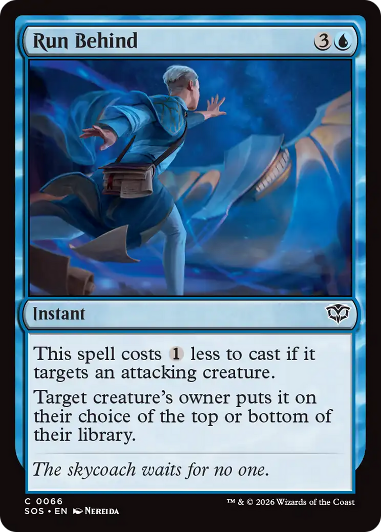Run Behind [Secrets of Strixhaven] | Card Merchant Takapuna