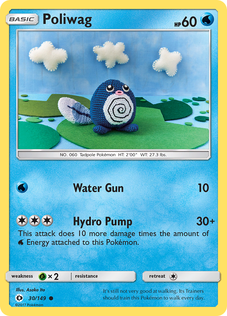 Poliwag (30/149) [Sun & Moon: Base Set] | Card Merchant Takapuna