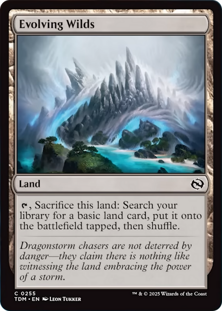 Evolving Wilds [Tarkir: Dragonstorm] | Card Merchant Takapuna