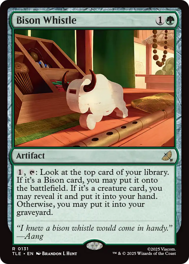 Bison Whistle [Avatar: The Last Airbender: Eternal-Legal] | Card Merchant Takapuna