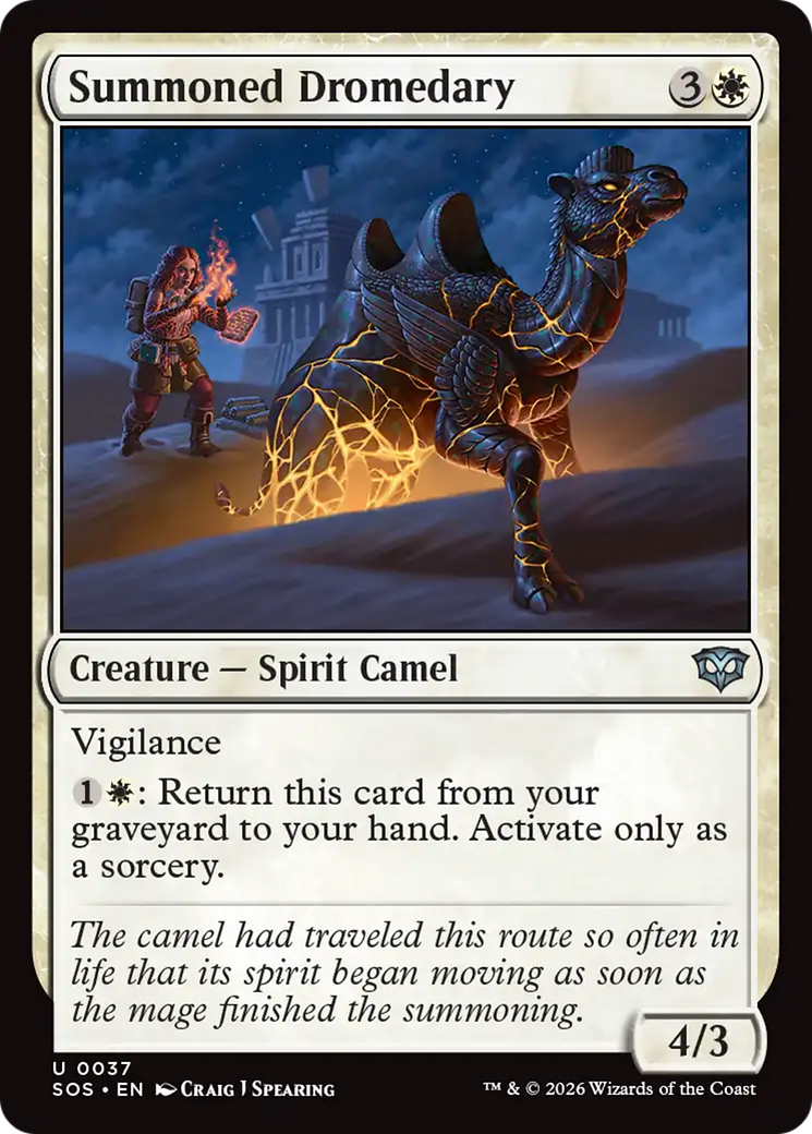 Summoned Dromedary [Secrets of Strixhaven] | Card Merchant Takapuna