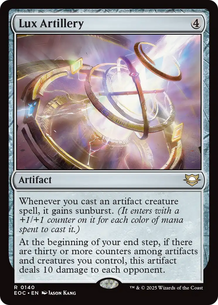 Lux Artillery [Edge of Eternities Commander] | Card Merchant Takapuna